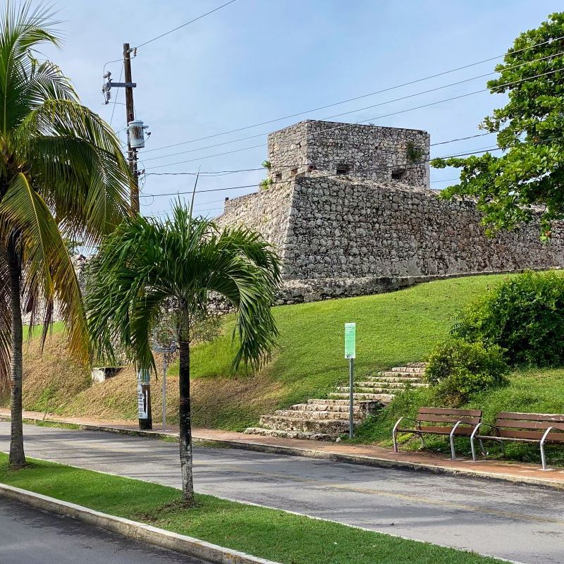 Fuerte San Felipe en Bacalar, México