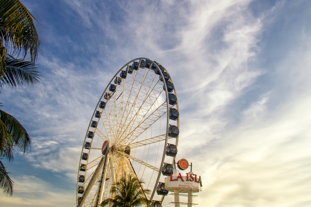 rueda de cielo de Cancún