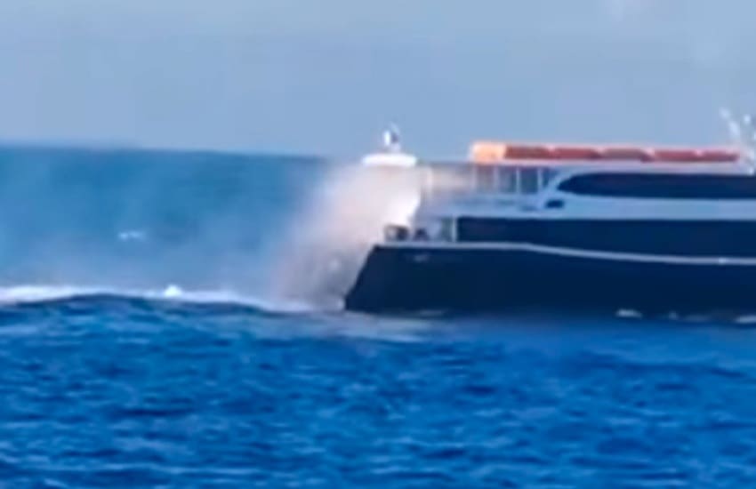 Flota de ferry suspendida por un día después de que la embarcación comience a fumar dejando a Cozumel