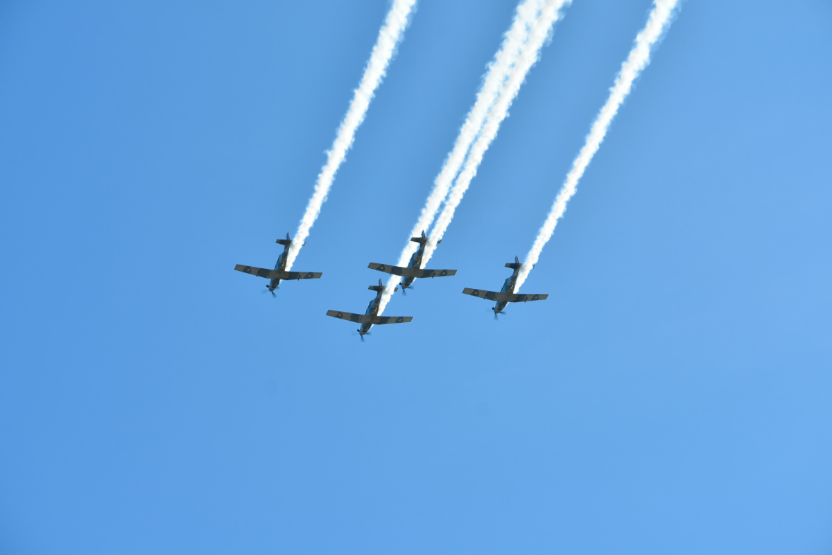 México Aviones Militares Salón Aeronáutico Aeropuerto de Tulum