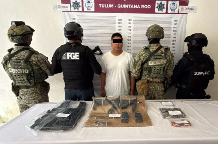 Detienen a hombre que planeaba logística y fuga en cenote de Tulum