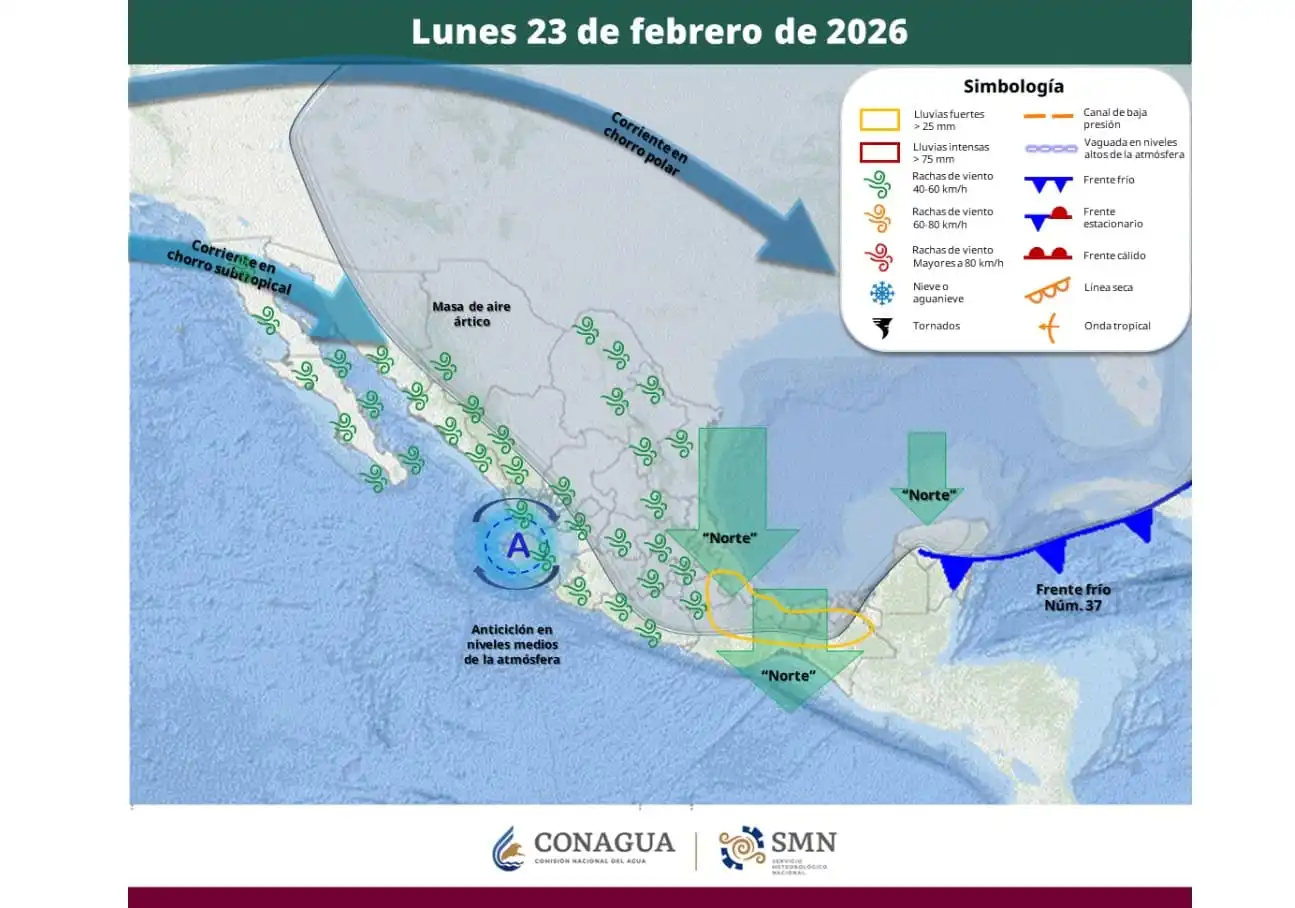 Más clima invernal en camino: se pronostica que masa de aire polar de tormentas invernales en EE. UU. golpeará la Península de Yucatán