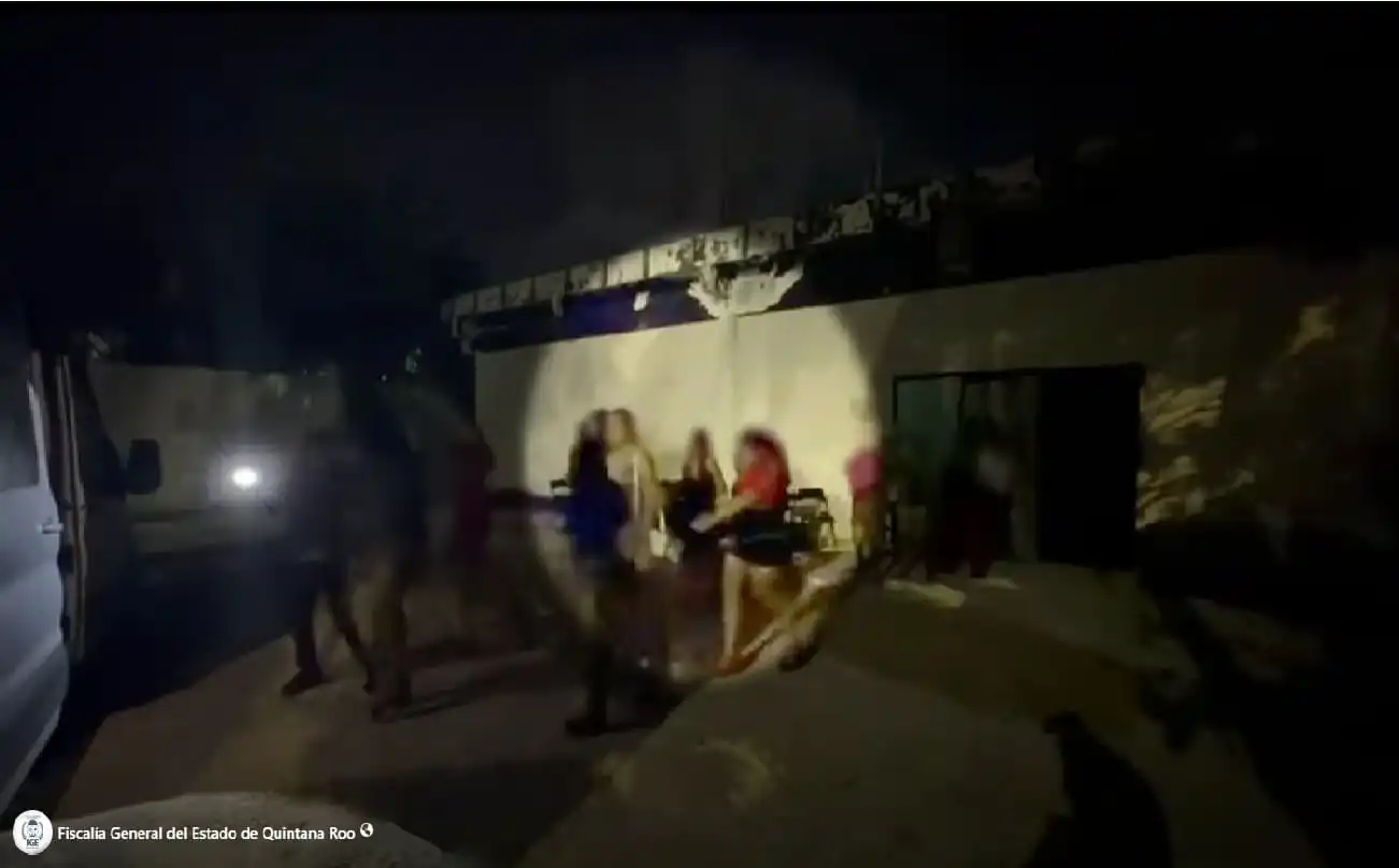 Más de dos decenas de víctimas de trata de personas rescatadas de bares de la Riviera Maya