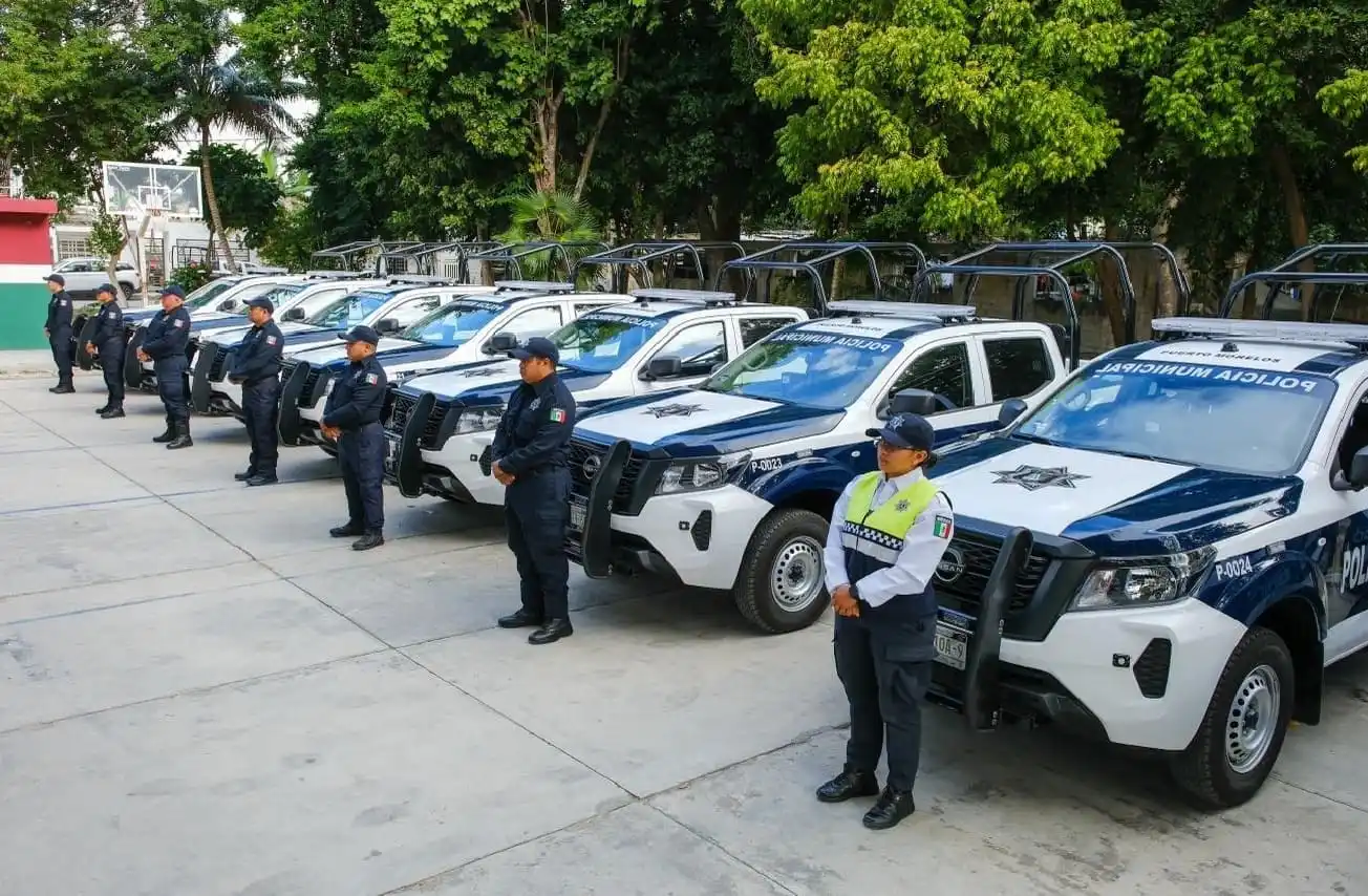 Puerto Morelos suma 15 nuevas unidades policiales a los patrullajes municipales