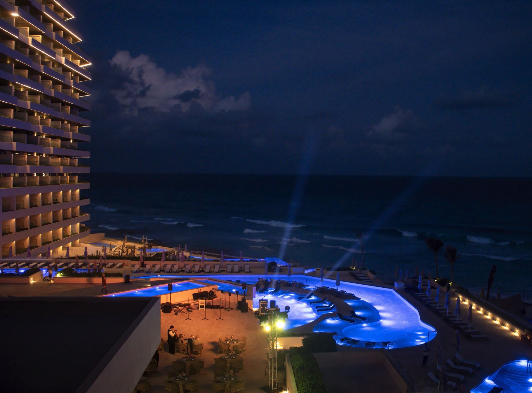 Noche de Cancún en el resort