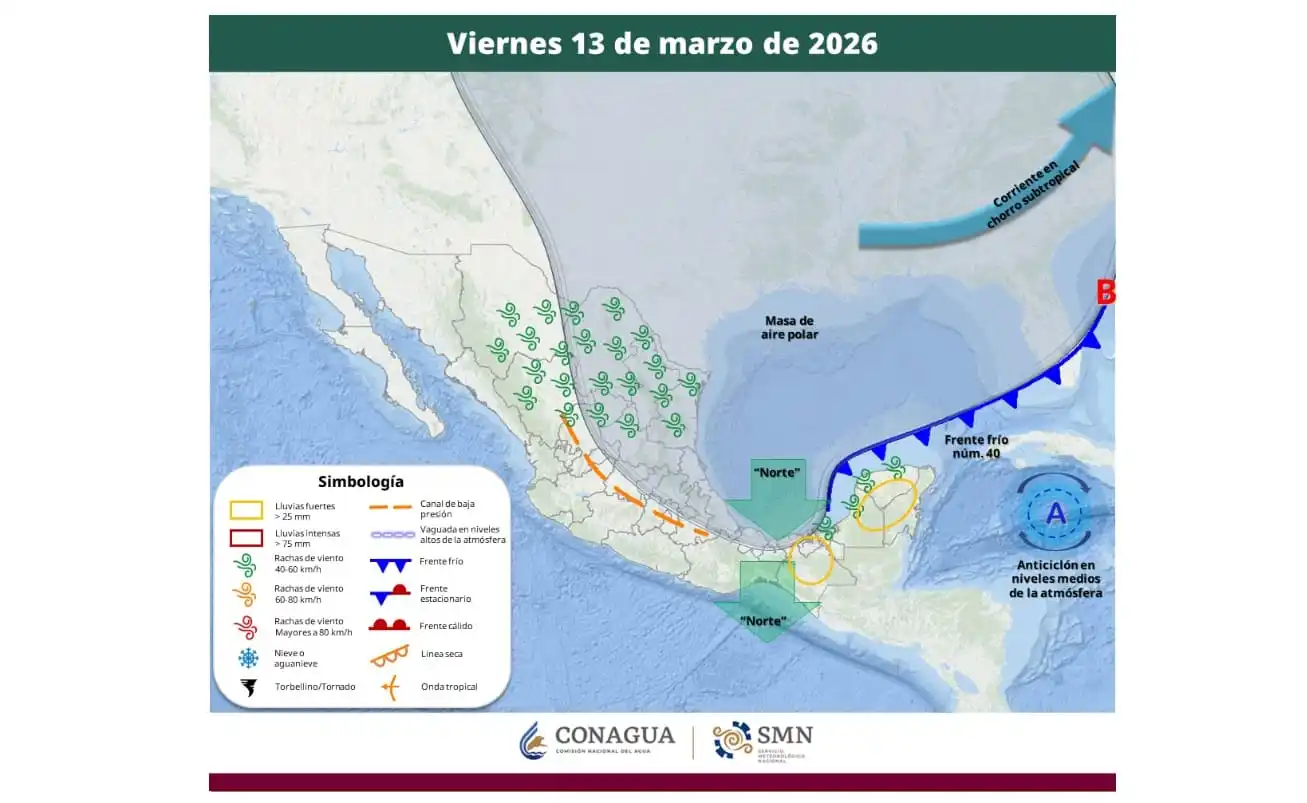 Semanas de calor abrasador se volverán polares en la Península de Yucatán