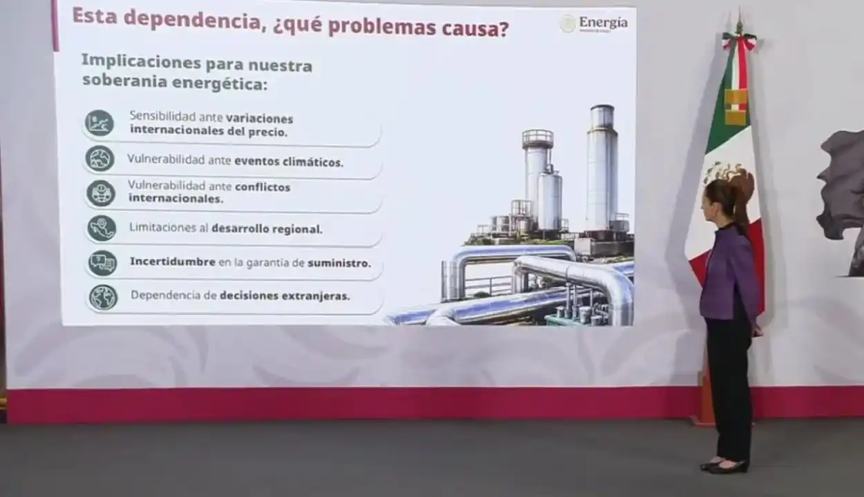Sheinbaum presenta estrategia para fortalecer la soberanía energética de México y reducir las importaciones