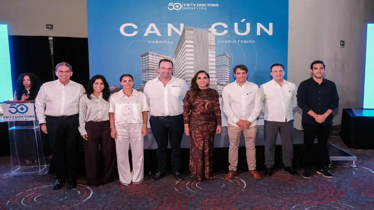 Funcionarios anuncian nuevo centro médico especializado de 1,700 millones de pesos para la ciudad de Cancún