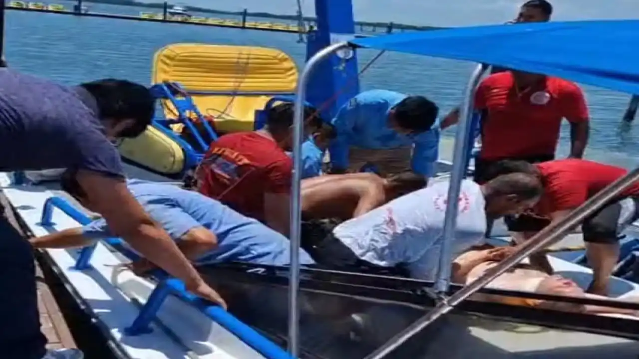 Autoridades investigan cómo un turista estadounidense terminó en la laguna Nichupté llena de cocodrilos en Cancún