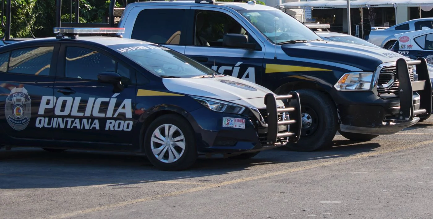 Coches de policía de Cancún