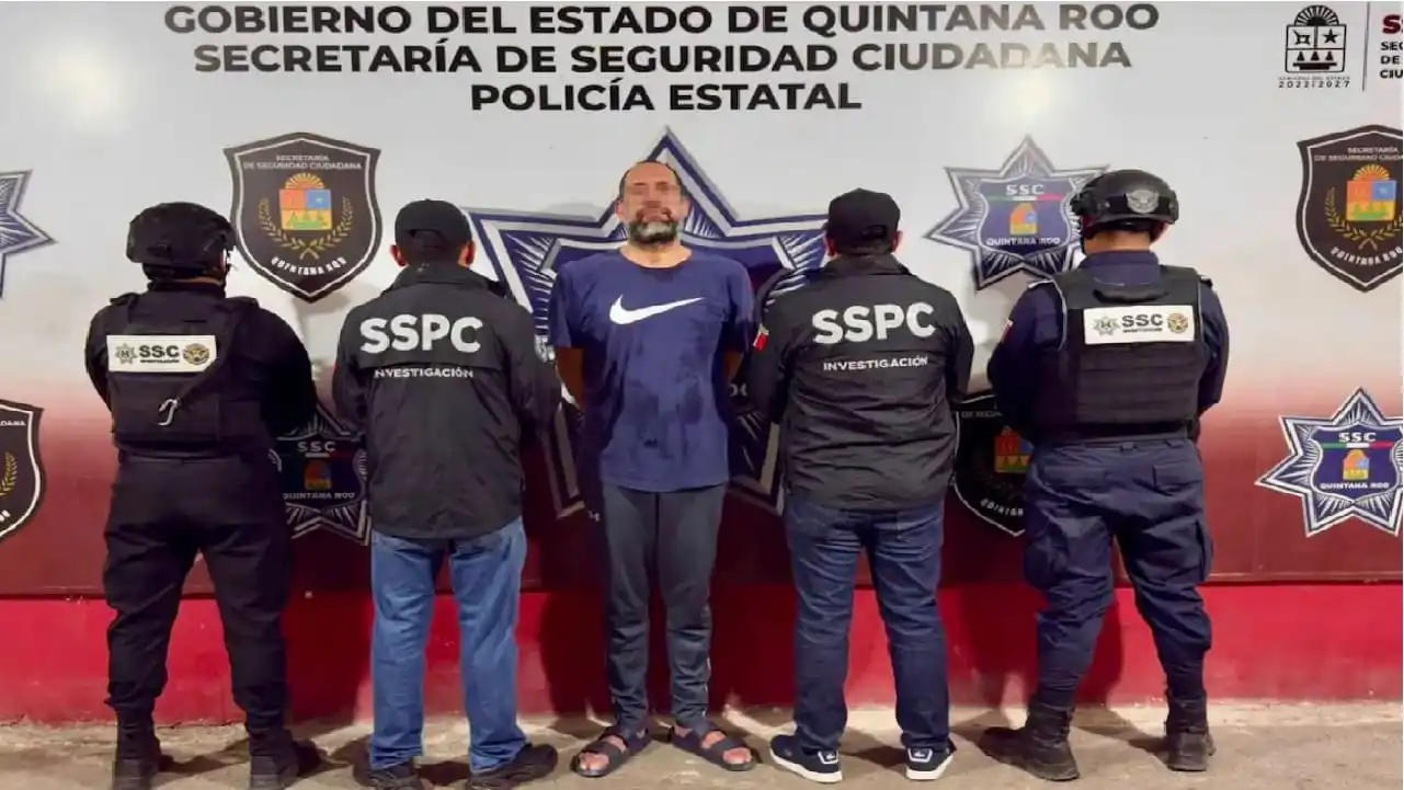 Capturan a fugitivo de Texas de autoridades estadounidenses viviendo ilegalmente en Tulum