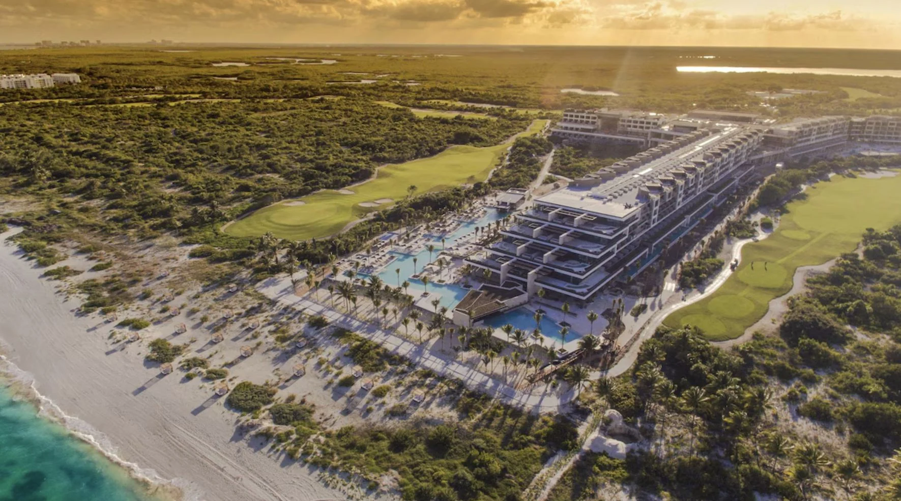 Atelier Playa Mujeres vista aérea
