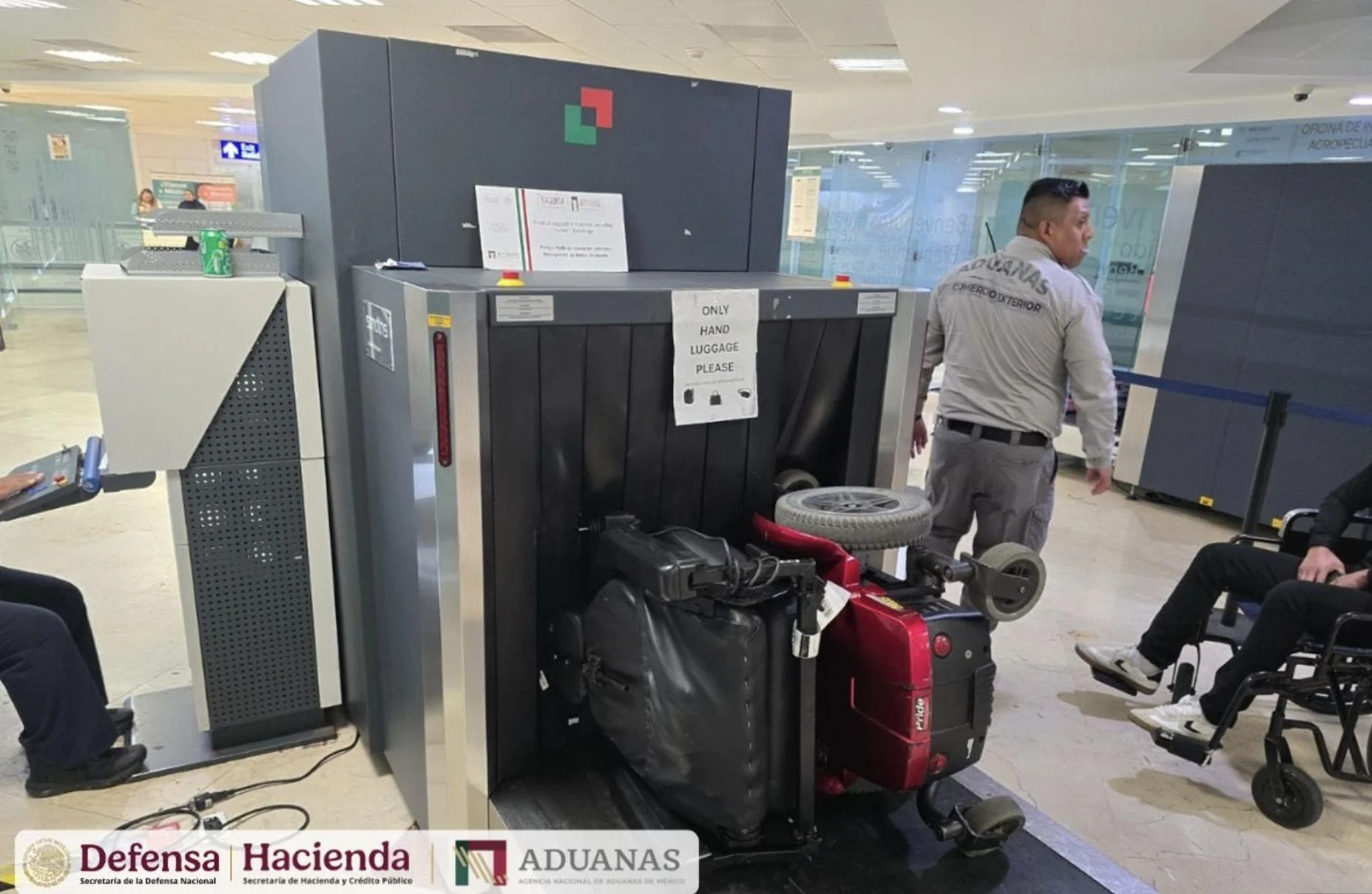 Decomiso en Aeropuerto de Cancún