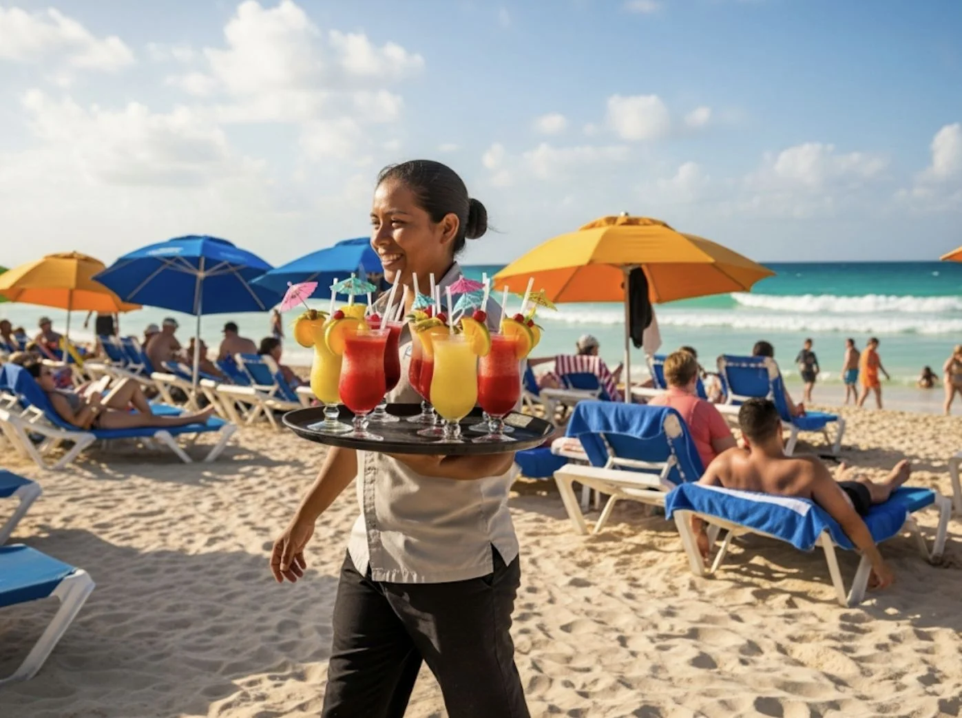 servidor de playa