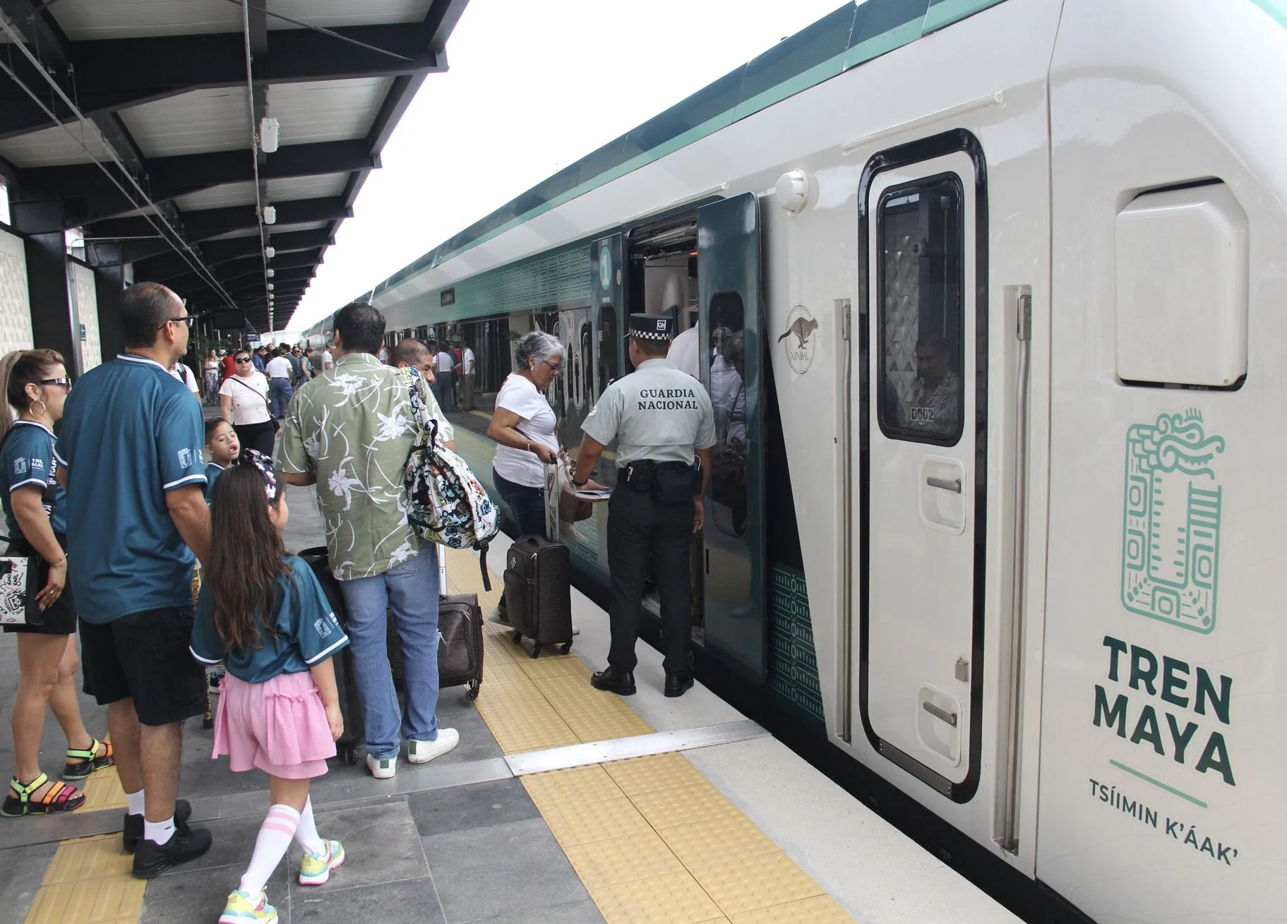 Pasajeros del Tren Maya