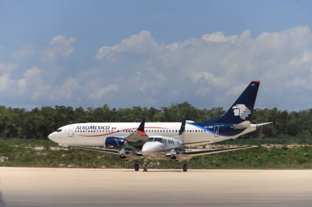 Aeroméxico suspende vuelos a Tulum
