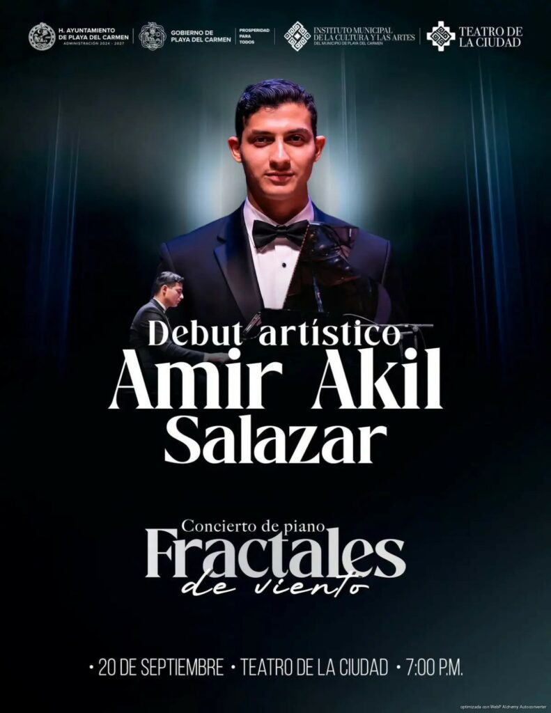 Amir Akil debuta en Playa del Carmen