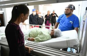 Claudia Sheinbaum visita hospitales de Chetumal