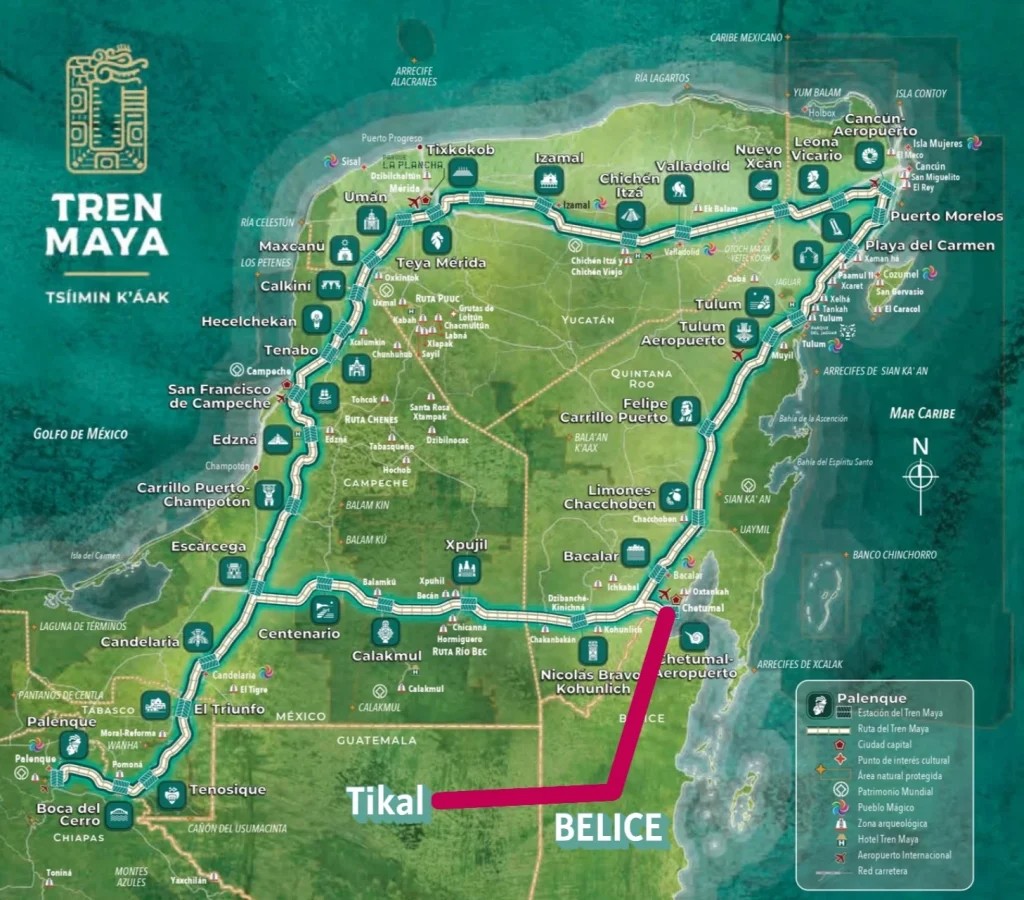 Extensión del Tren Maya a Belice
