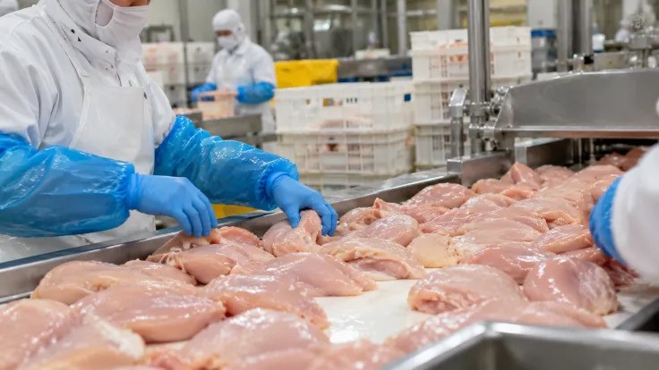 México suspende las importaciones de pollo brasileño.