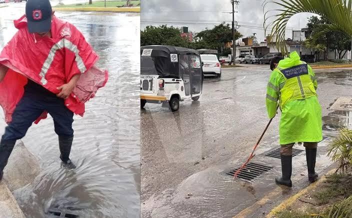 Operativo Tormenta en Playa del Carmen
