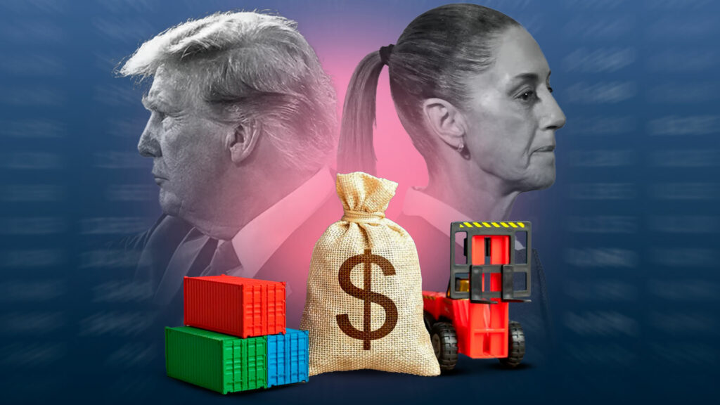 Sátira sobre los aranceles entre México y Estados Unidos