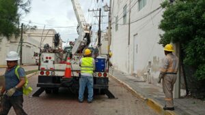 soterramiento eléctrico en Isla Mujeres