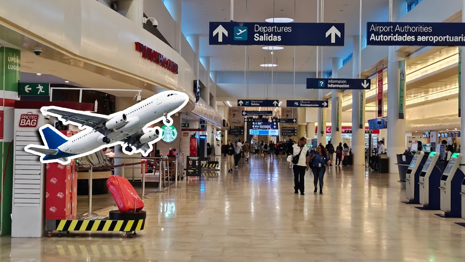 vuelos demorados en el Aeropuerto de Cancún